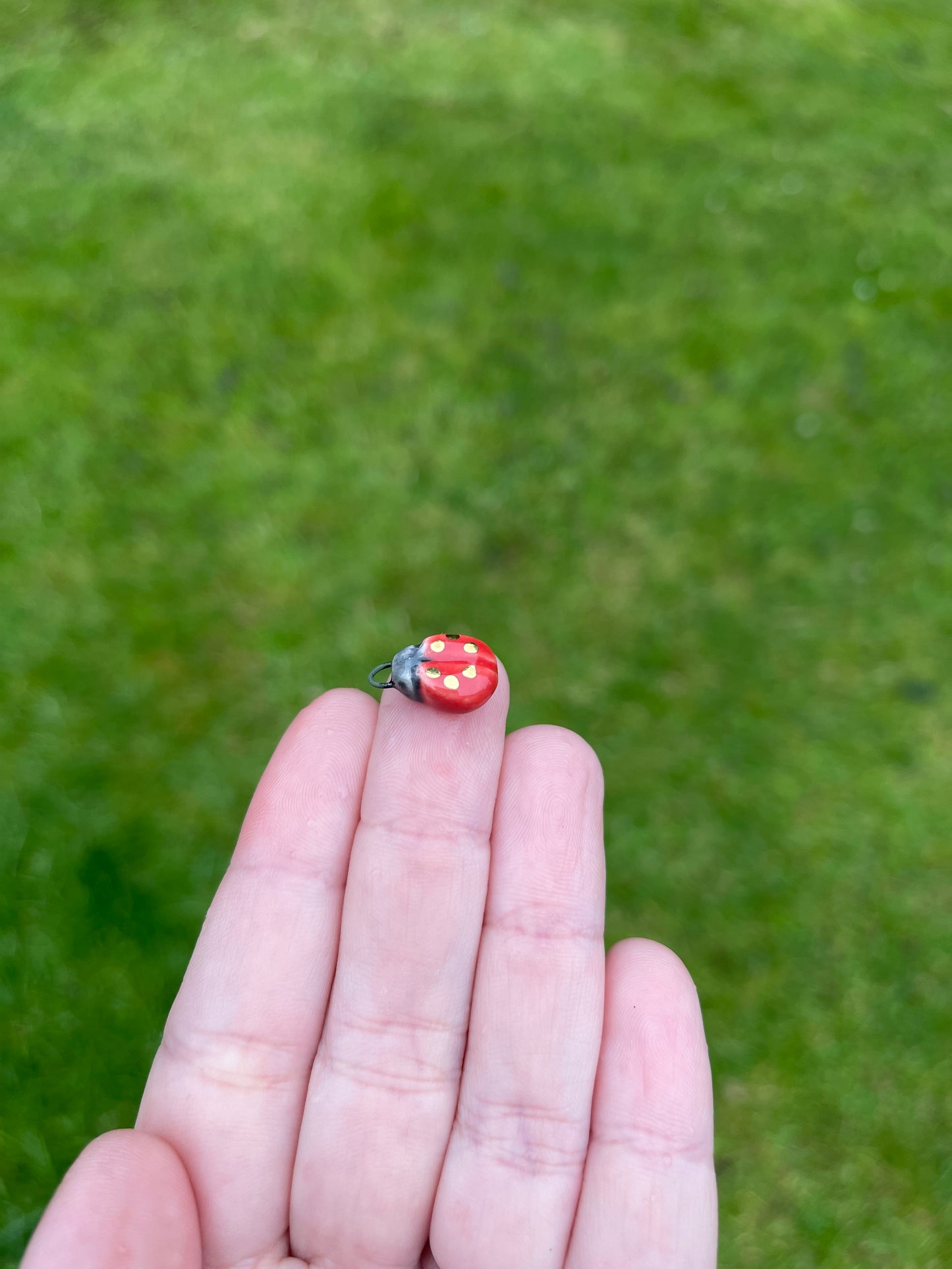 Red ladybird charm