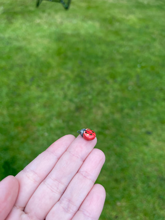 Red ladybird charm