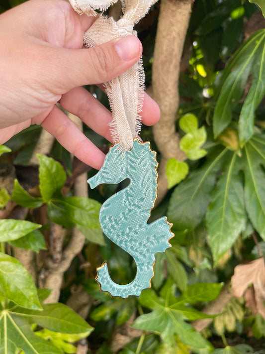 Jade lace seahorse