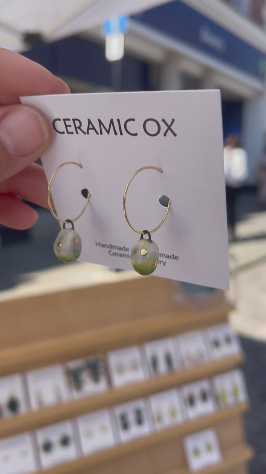 Lemon lime mini drop hoops